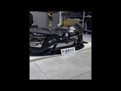 For Lamborghini Urus S Upgrade MSY Style Dry Carbon Fiber Front Bumper Fender Arch Side Ski